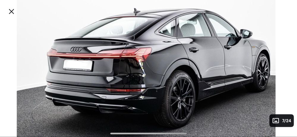 Audi e-tron 55 Quattro S Line Sportback Black Edition 12/2022