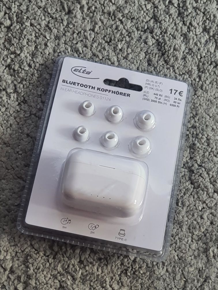 Nowe słuchawki bezprzewodowe bluetooth Elta