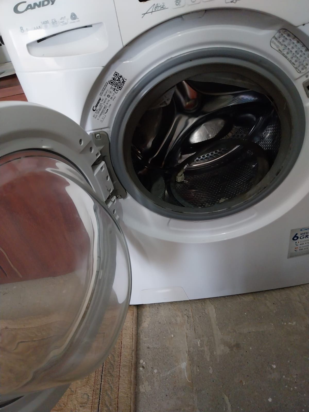Máquina de lavar e secar candy
