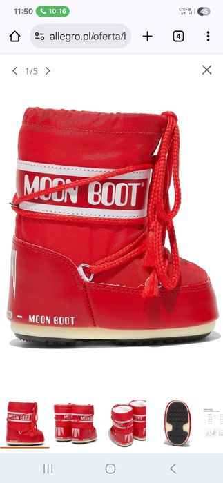 Dzieciece buty Moon Boot Icon Mini Nylon
