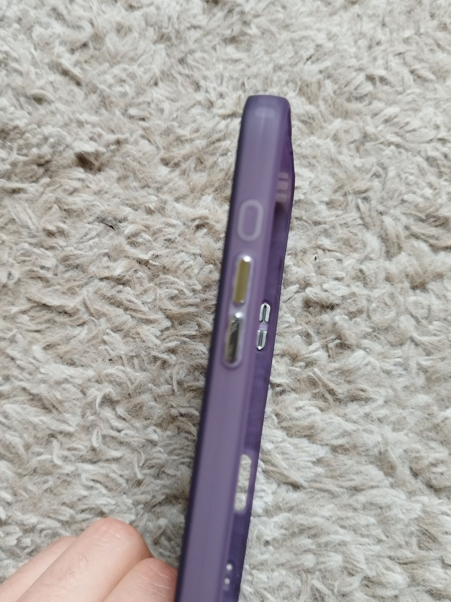 Case Etui iPhone 16 Pro Max Piękne Jagodowe Fioletowe nowe etui z ochr