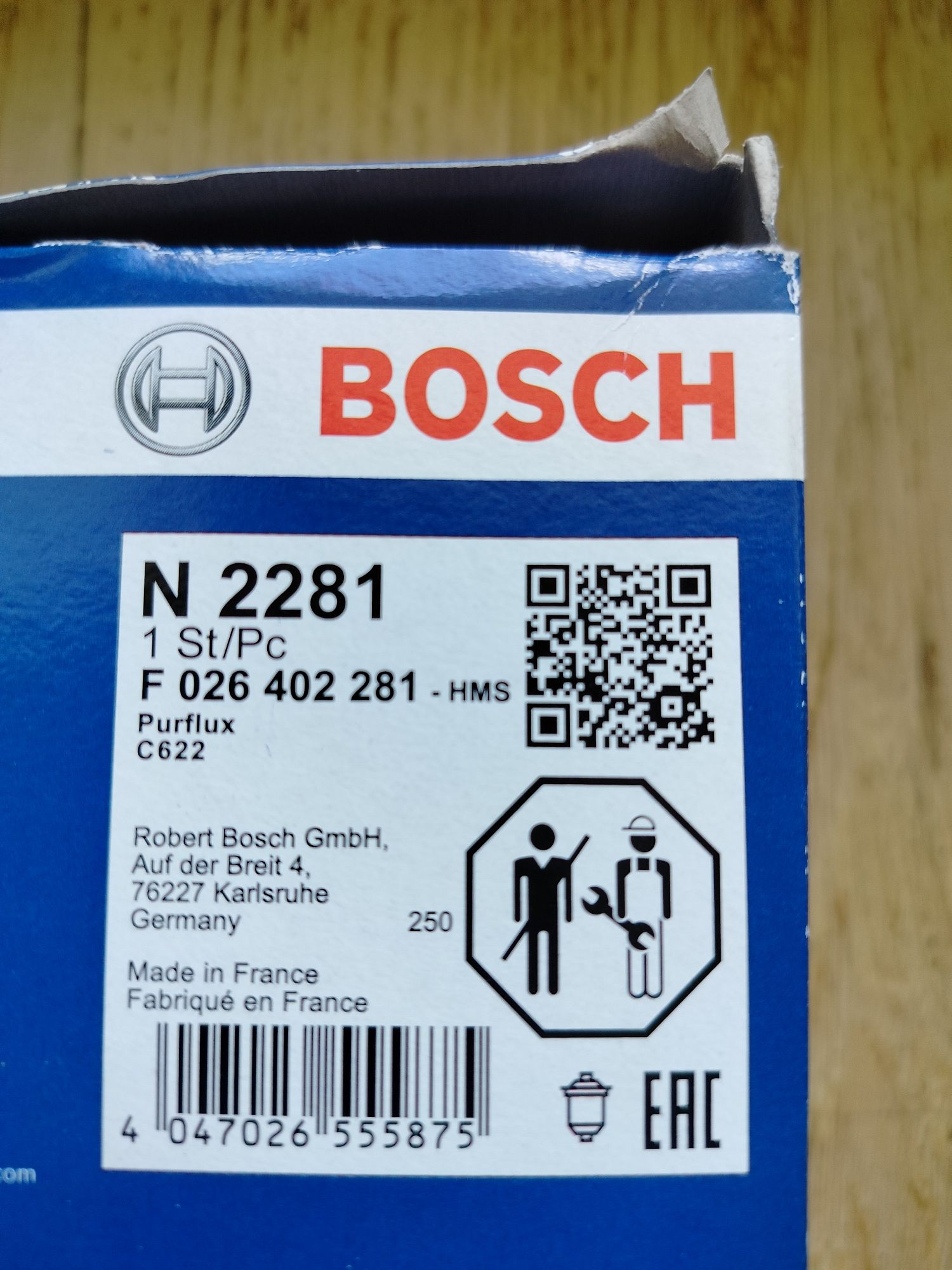 Filtr paliwa Bosch N2281