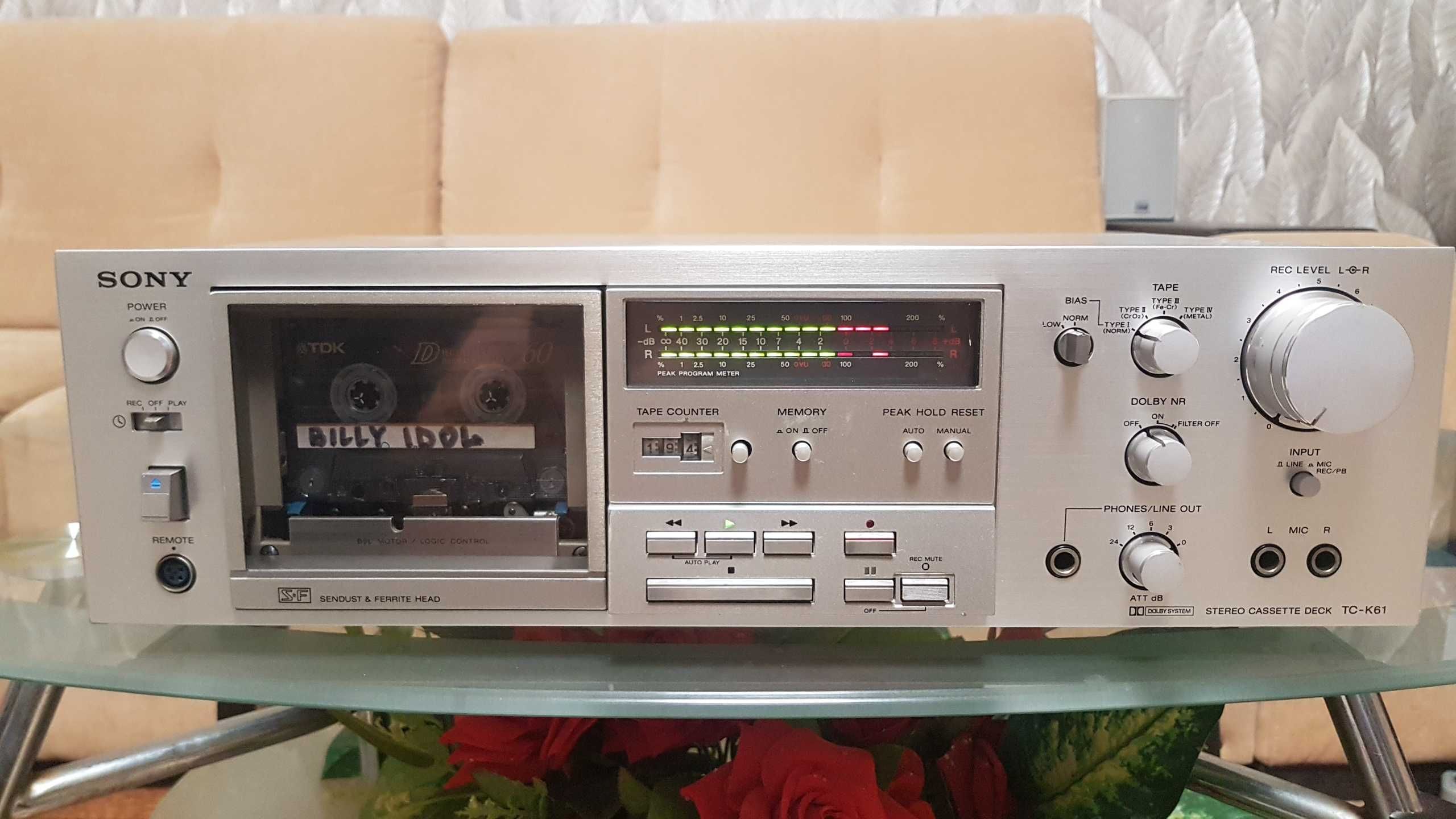 Кассетная дека Sony TC-K 61 stereo made in Japan