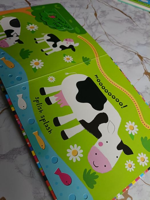 Книга видавництва Usborne Baby’s Very First Touchy-Feely Farm Play