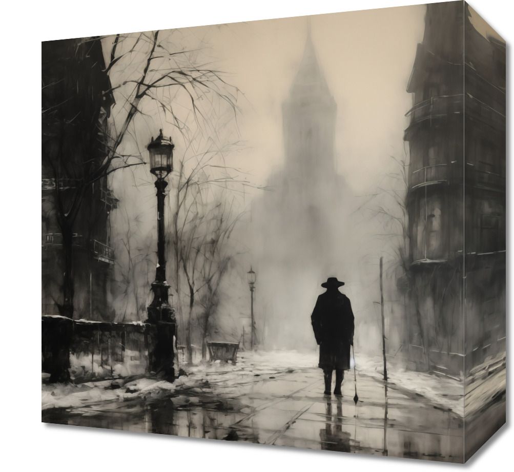 Obraz 30x30cm Mgła nad Londynem