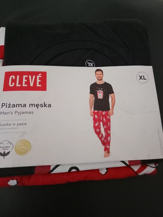 Piżama męska, rozmiar XL