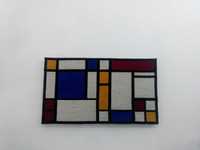 Arte contemporânea Tela de Arraiolos Mondrian