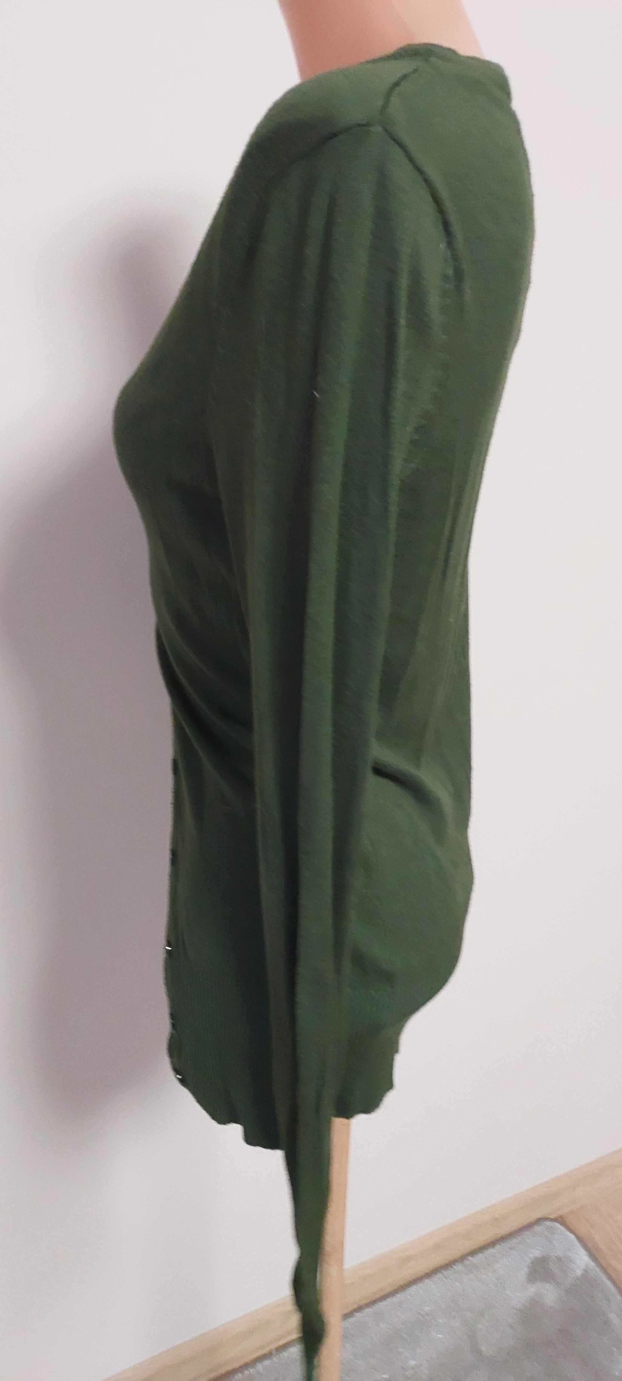 Sweterek damski zielony