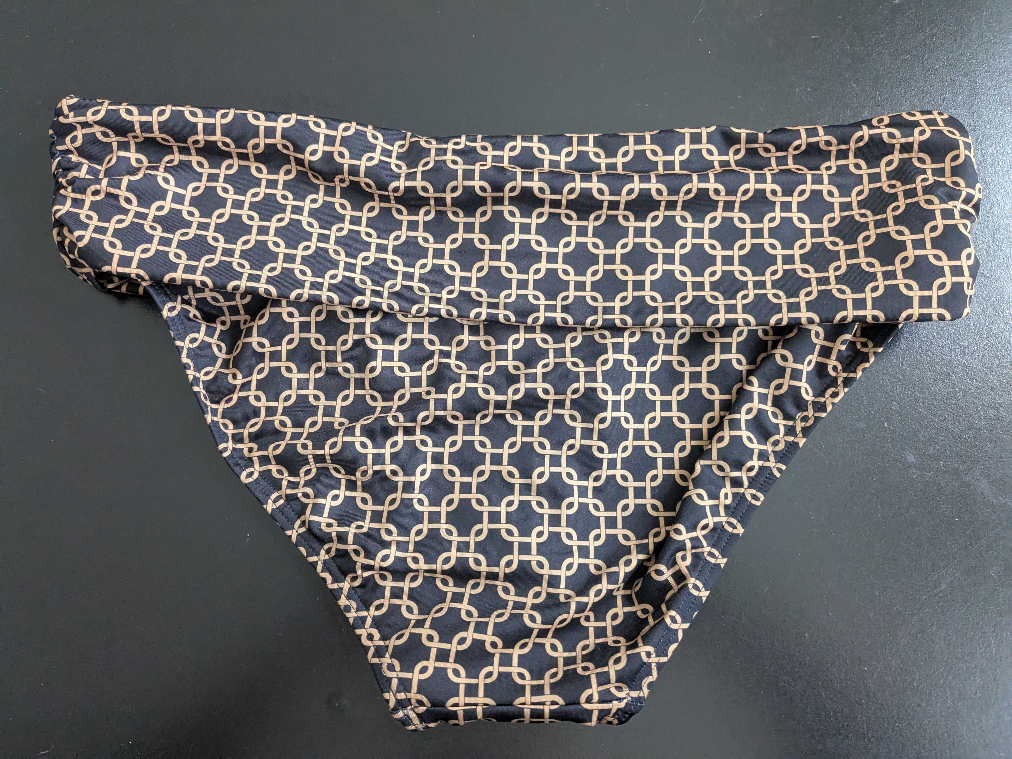 Next figi bikini czarne we wzór geometryczny rozm. 42