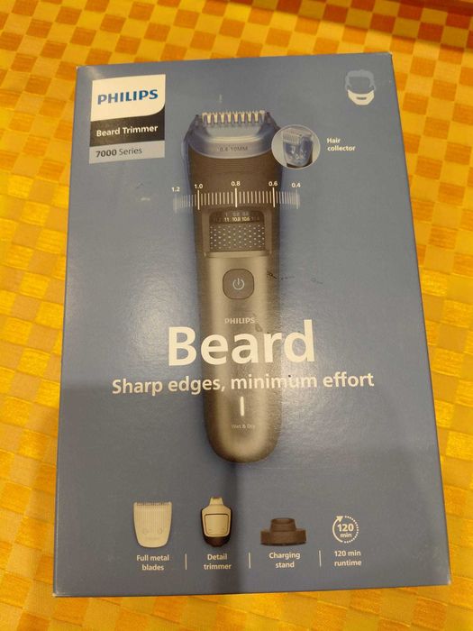 aparador de barba philips série 7000 novo, ainda na embalagem.