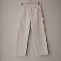 Szerokie spodnie / jeansy z wysokim stanem , Pull&Bear