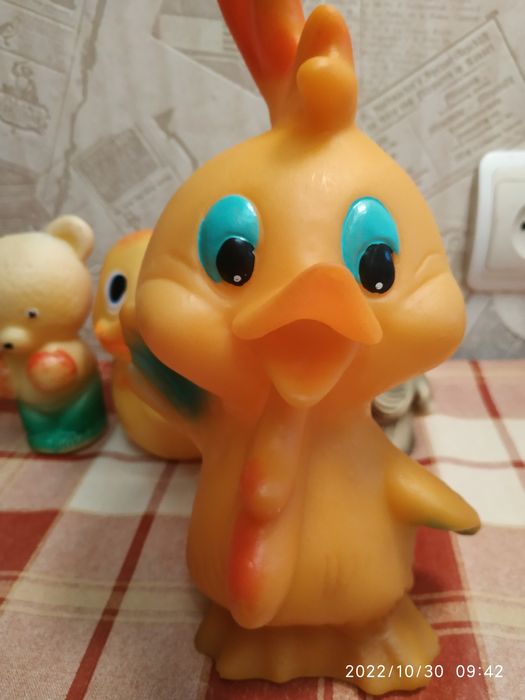 Резиновые игрушки времён СССР