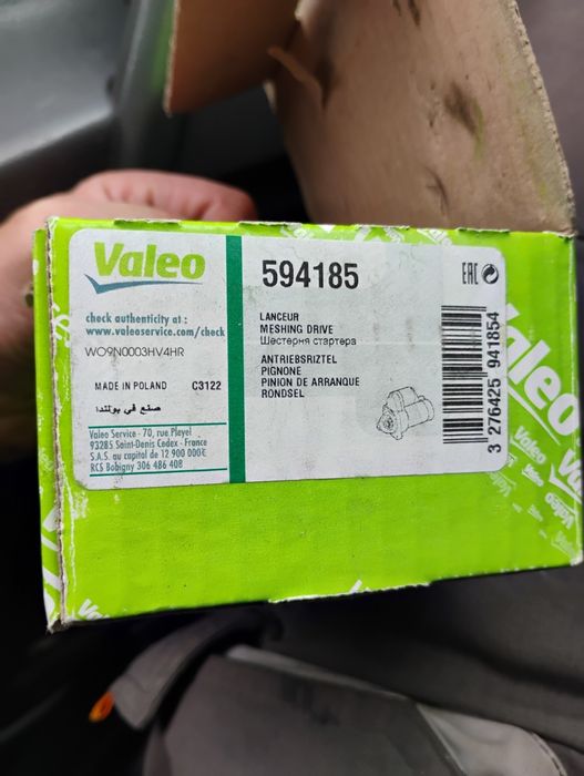 Nowy bendiks do rozruszników Mercedes 2,2 CDI Valeo