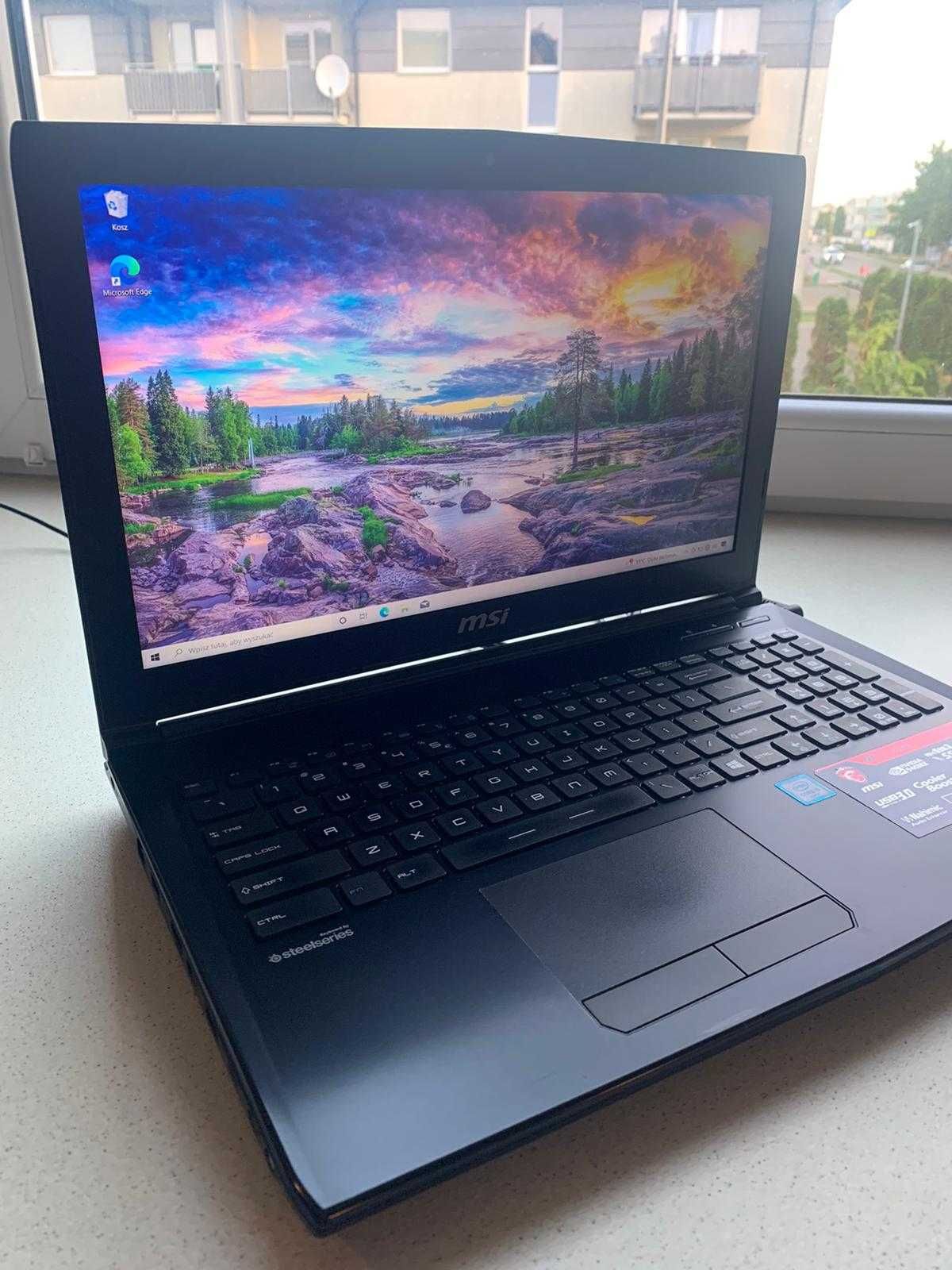 Zadbany MSI GL62 i5, 8GB, GeForce, SSD i HDD