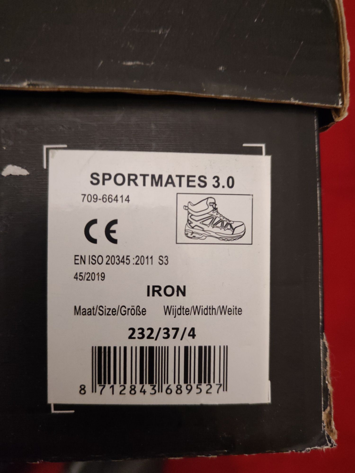 37 Bata S3 Buty ochronne SportMates Iron