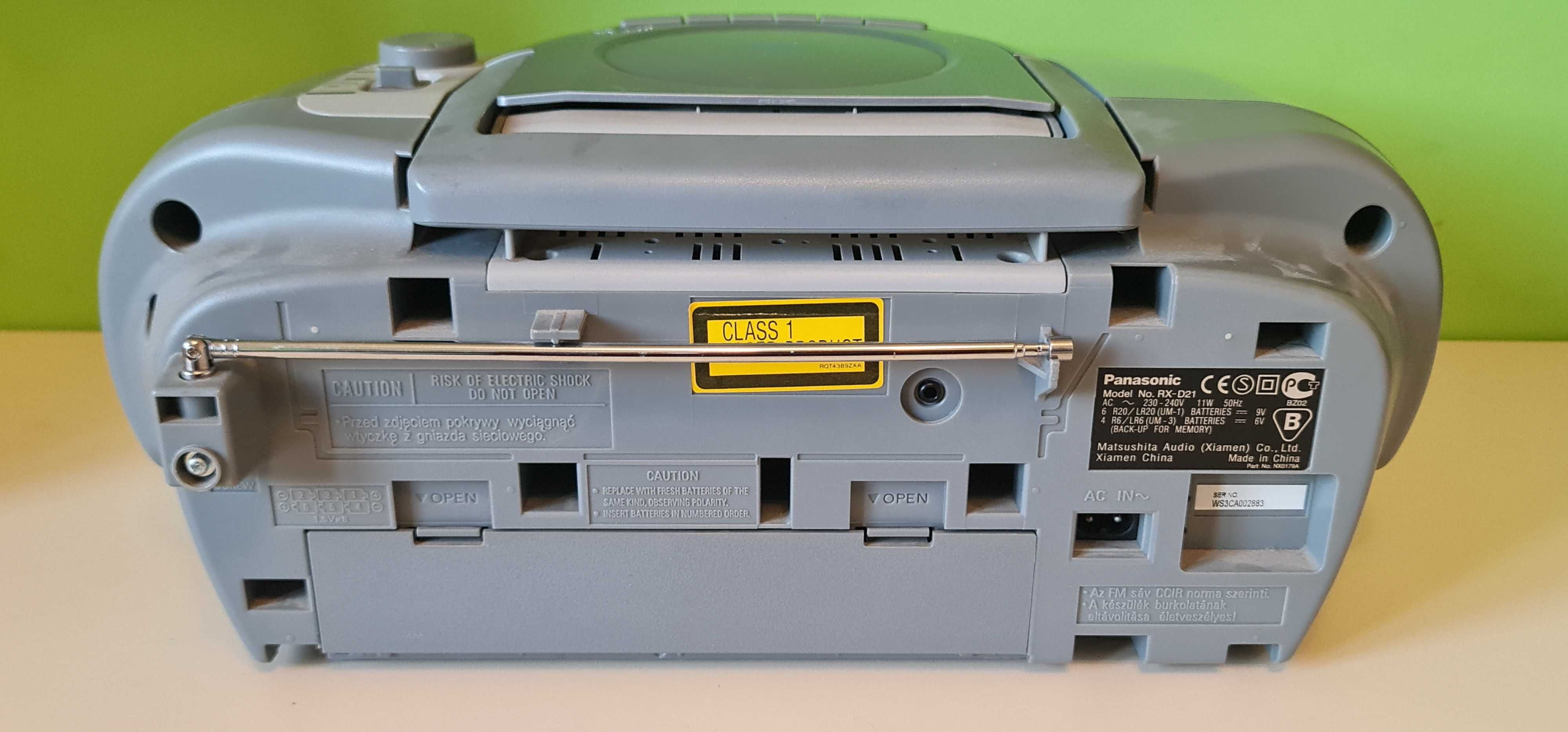 Radio Firmy Panasonic Model RX D21  (UŻYWANE)