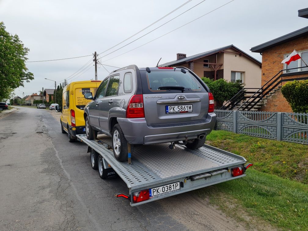 Laweta przyczepa do busów I SUV-ów  450x210 dłużyce  duża niska płaska