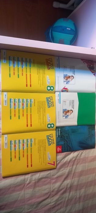 Cadernos de fichas do 8 ano e 7 ano