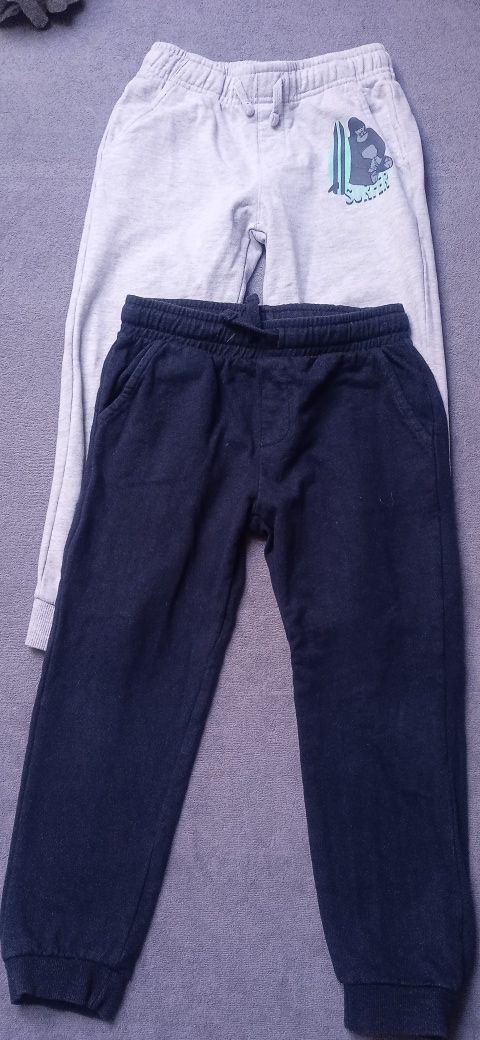 Spodnie dresowe 110-116 dwie pary