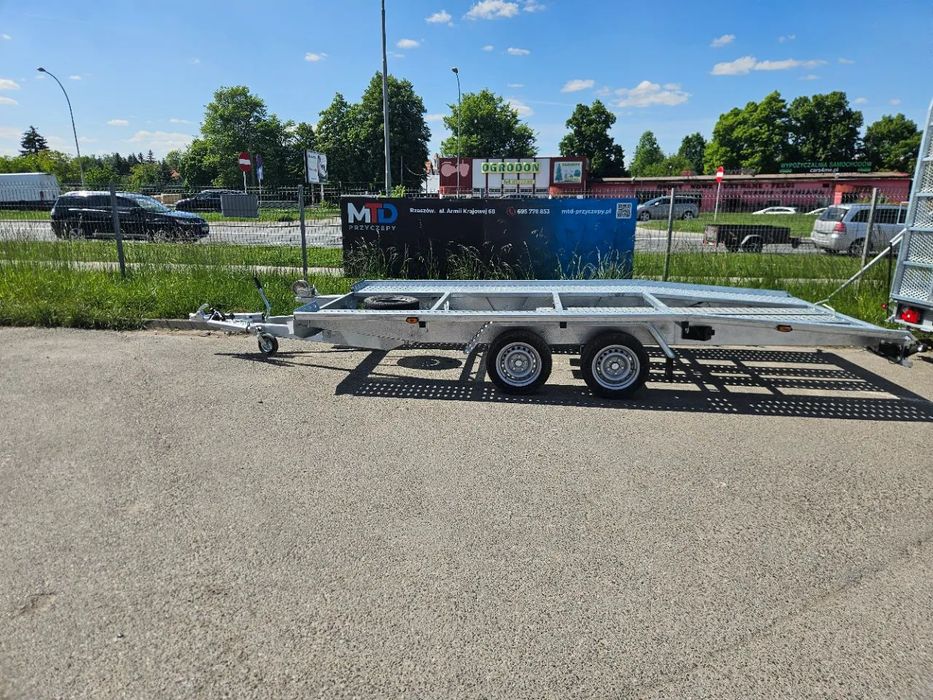 Niewiadów JUPITER 4,5x2,1m R13C STARY MODEL  laweta przyczepa raz łamana 4,5x2,1m 2700kg R13C stary model RZESZÓW