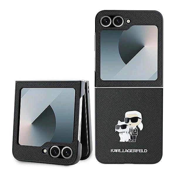 Etui Karl Lagerfeld Saffiano Metal Pin na Samsung Galaxy Z Flip 6 - cz