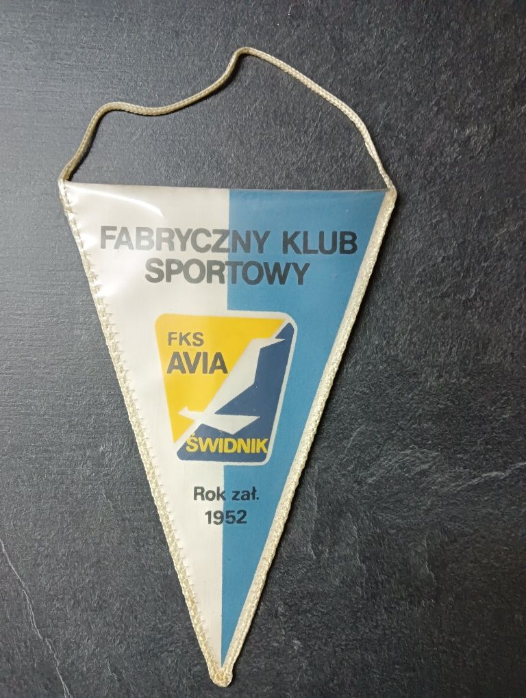 Proporczyk FKS Avia Świdnik z dawnych lat PRL