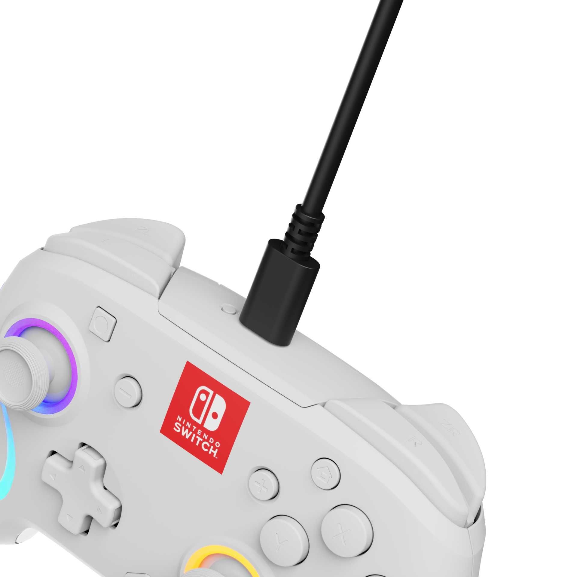 PDP do Nintendo SWITCH Pad bezprzewodowy AFTERGLOW WAVE - biały
