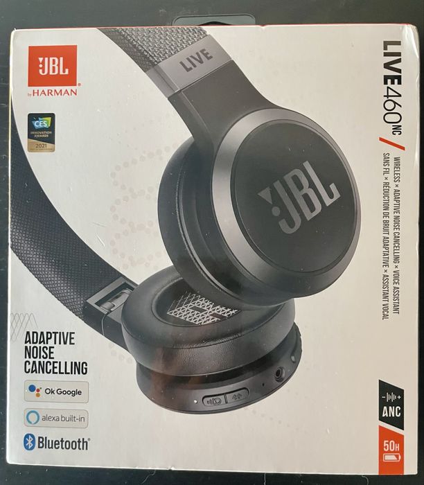 JBL Live 460NC na caixa como novos