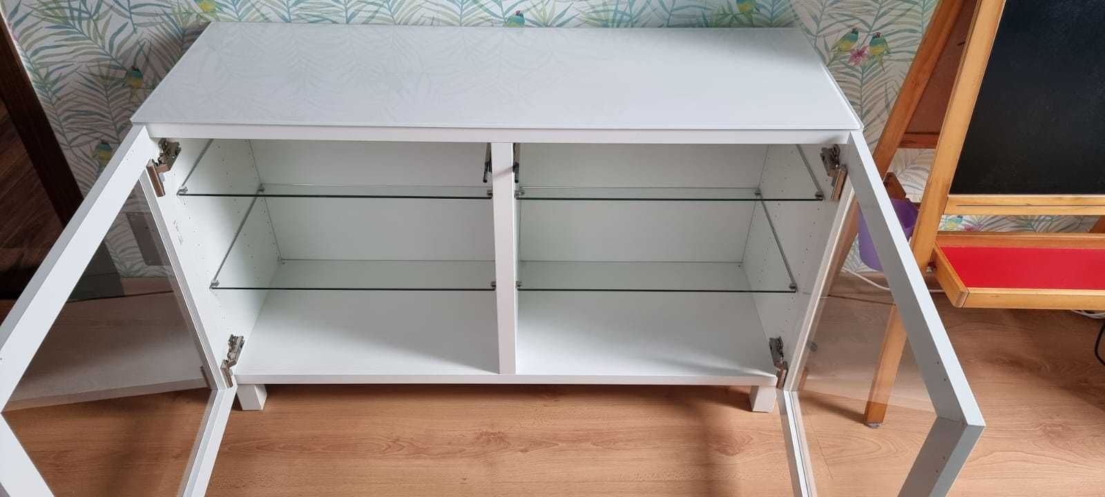 Szafka/komoda rtv Ikea Besta szklana używana