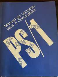 Manual do utilizador para computador IBM PS/1
