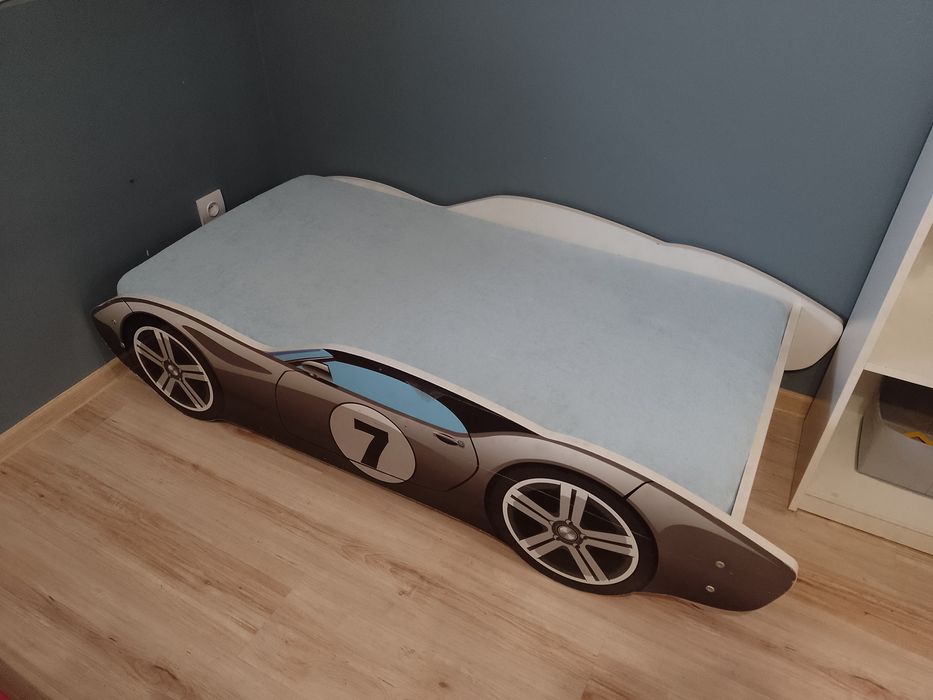 Łóżko dzieciece samochód wyścigowy 7 formuła 145x70