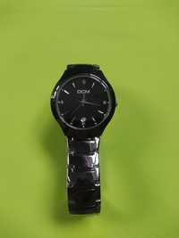 Чоловічий кварцовий годинник Dom із вольфрамової сталі (срібло)
