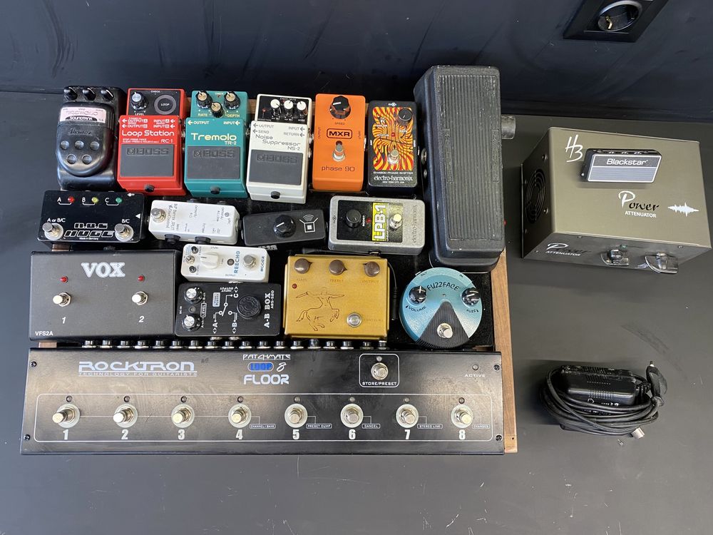 Marshall plexi/Orange Rocker 30/Pedais Boss MXR JHS EHX Dunlop Klon