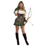 Strój Kostium Damski Przebranie Robin Hood rozmiar S