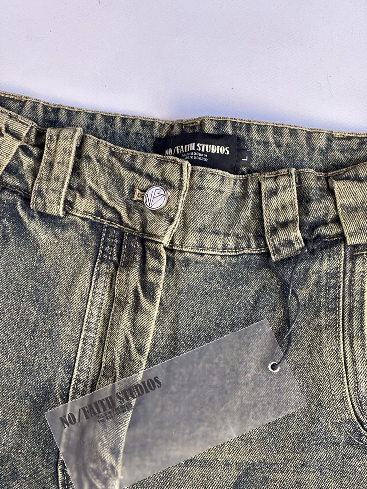 NFS No Faith Studios jeans baggy opium archive distressed джинсы М Л