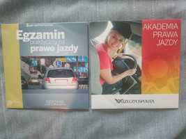 2 płyty CD z testami na prawo jazdy i egzaminem praktycznym