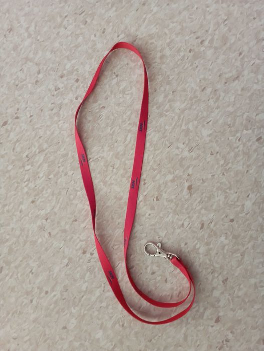 Smycz do kluczy SKM Warszawa czerwona