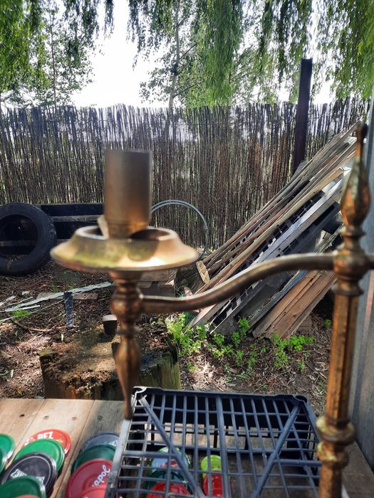 Lampka,świecznik Prl.