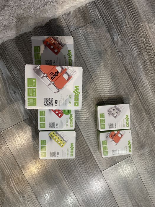 Szybkozłączki wago cena za całość