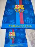 Pościel FC. Barcelona dwustronna  poszwa i poszewka  uzywana