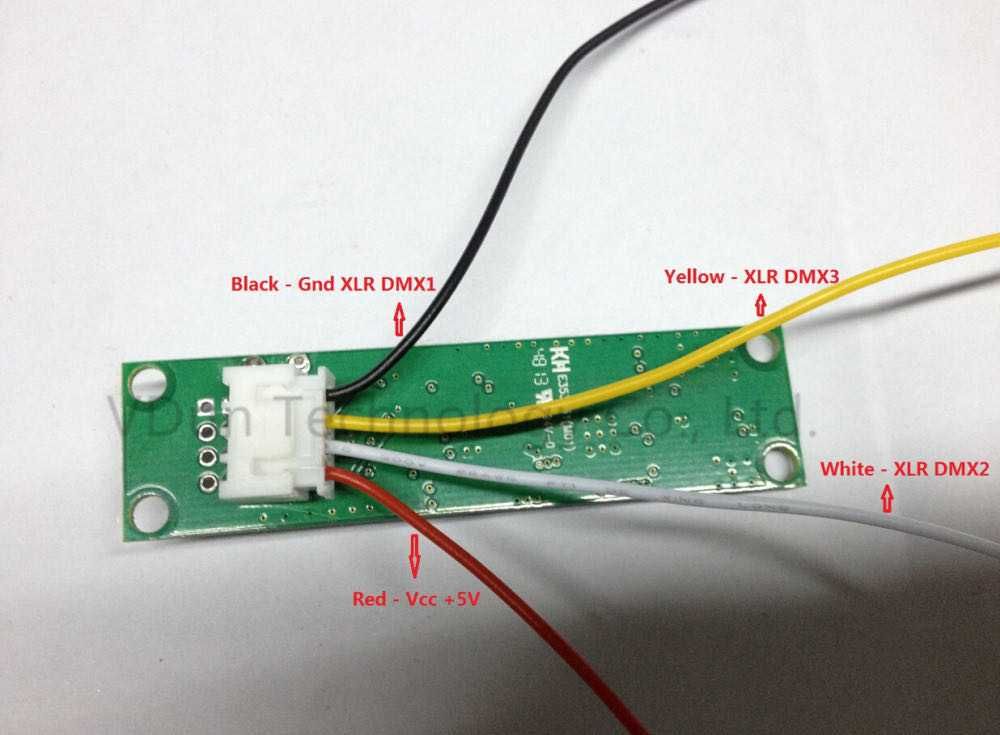 Bezprzewodowy DMX 512 wifi Moduł PCB do zdalnego sterowania lampami