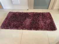 Dywanik Komfort (typu Shaggy) 70x145cm., bordo/fiolet-srebrny