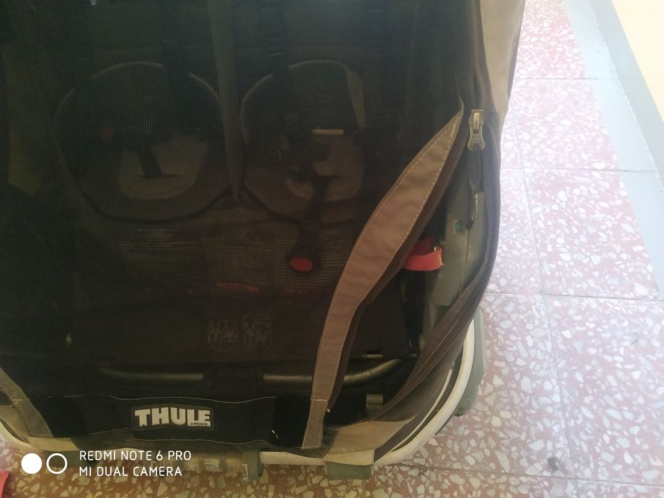 Dwuosobowa przyczepa rowerowa Thule Chariot Chinook wózek do biegania