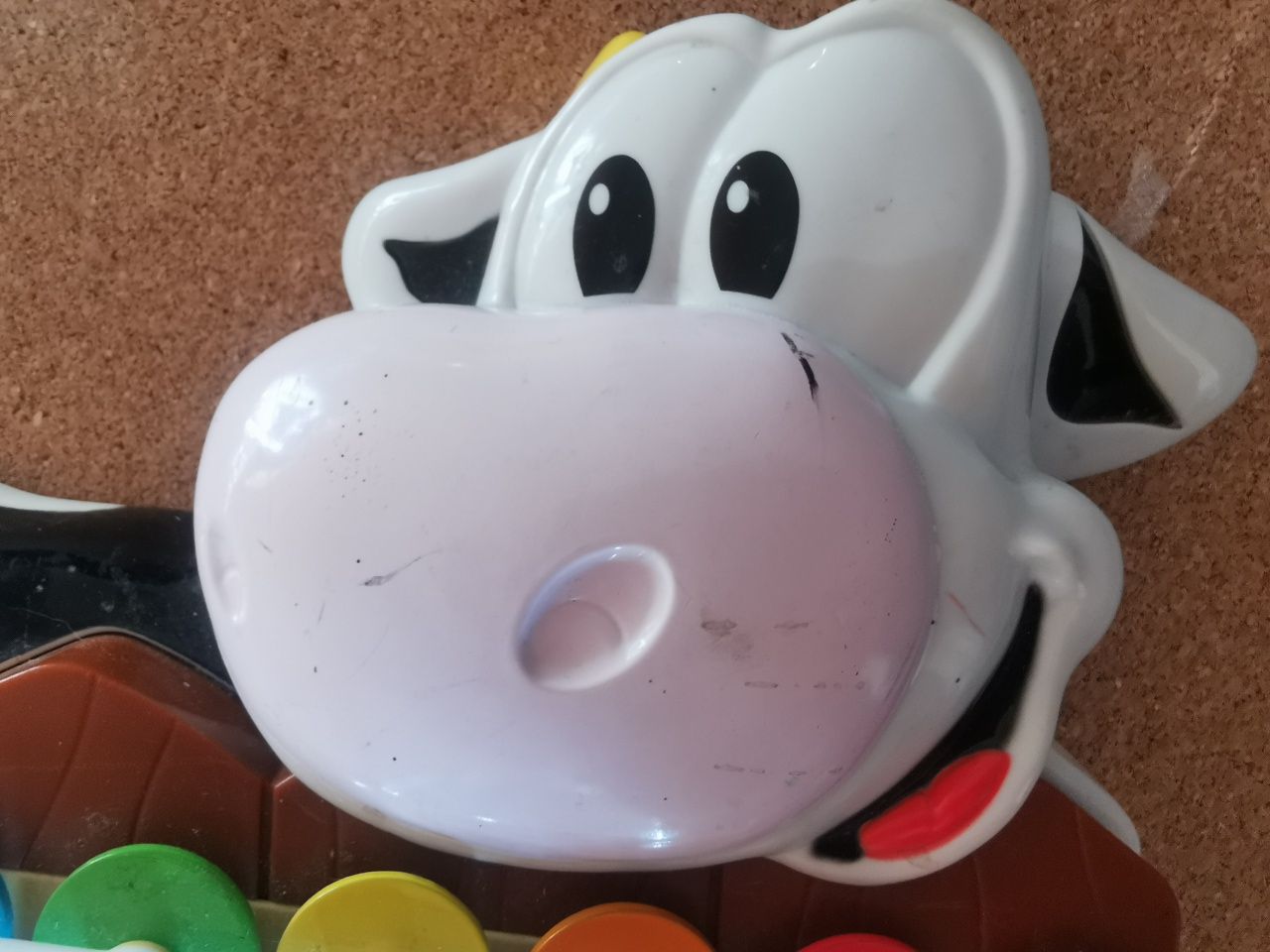 Cymbałki Fisher Price krowa
