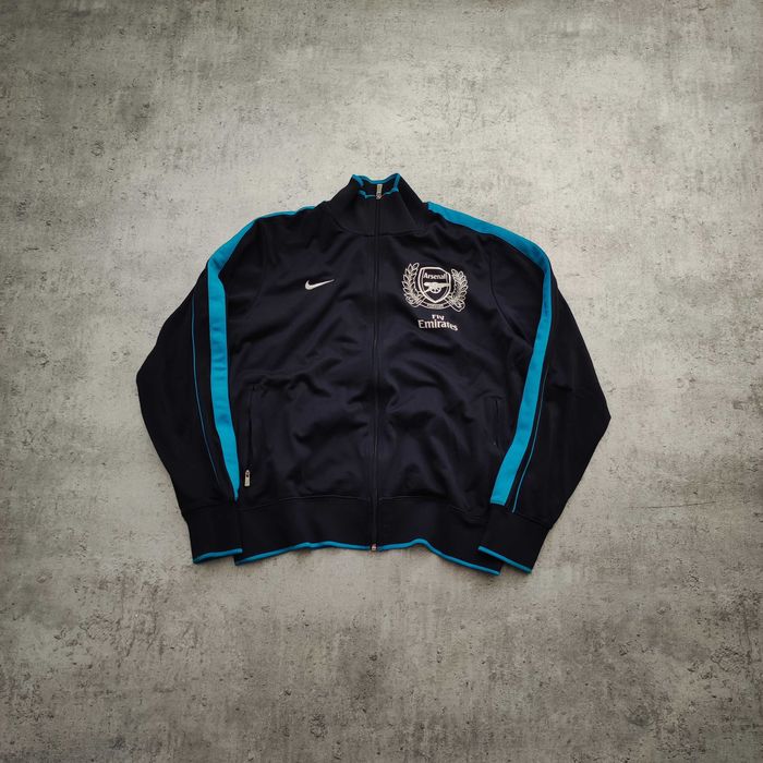 MĘSKA Bluza Rozpinana Granat Nike Arsenal Londyn PREMIUM Piłka Nożna