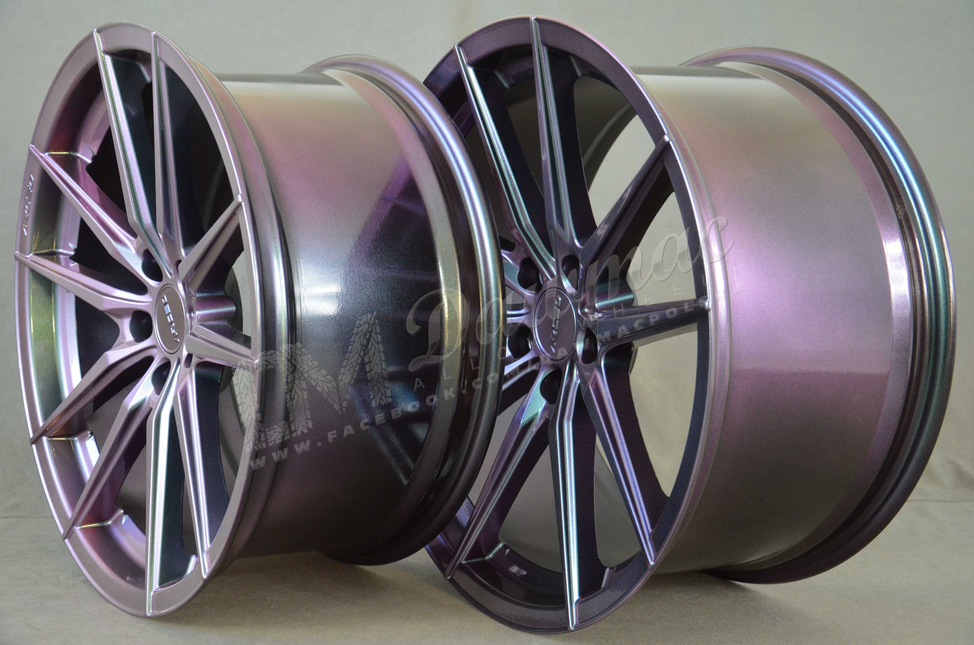 Felgi Arceo Monaco 19" 8,5J ET33 + 9,5J ET40 5x112 Midnight Purple