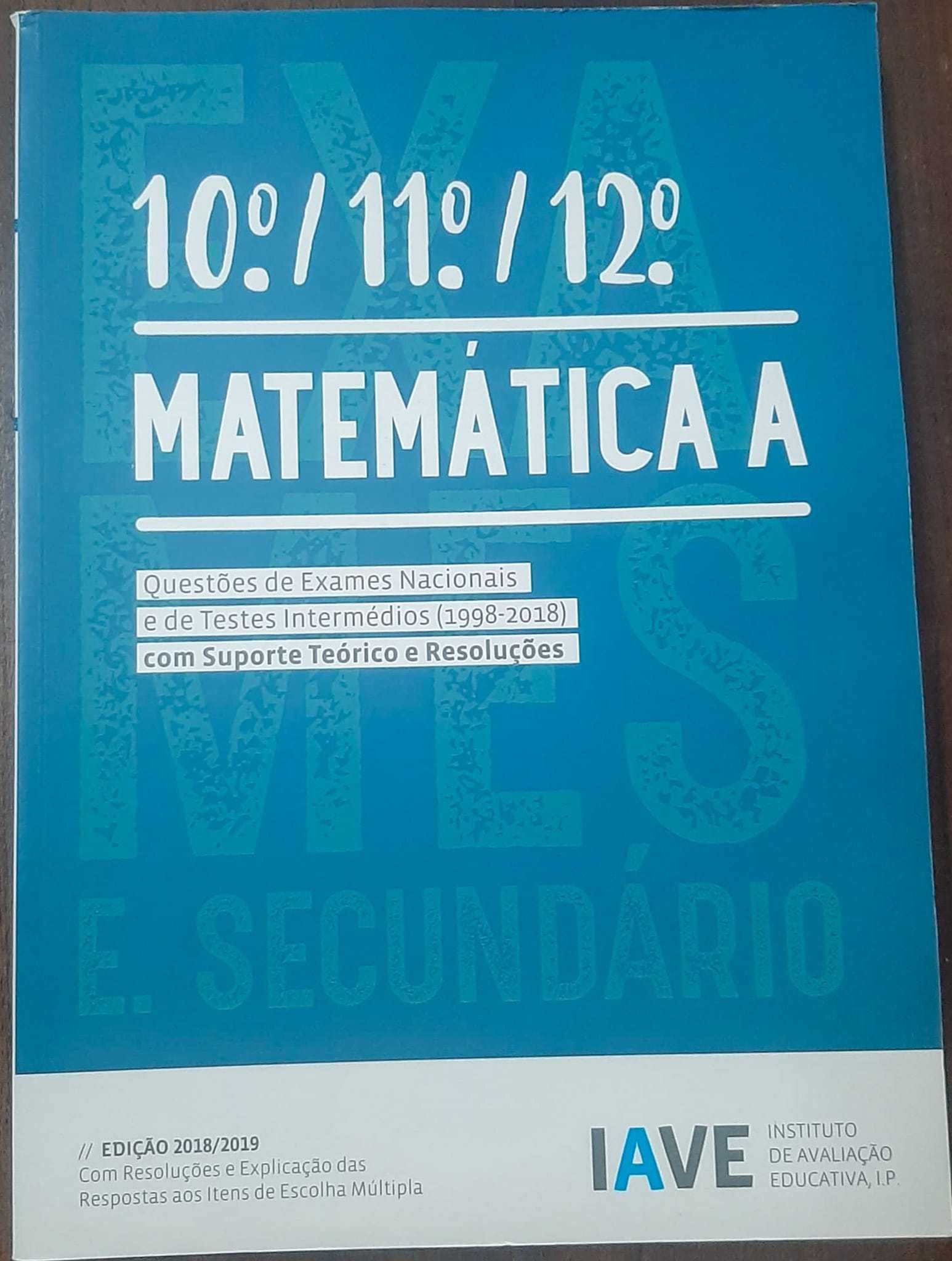 Livro Questões Exames Nacionais Matemática A 10.º,11.º, 12.º