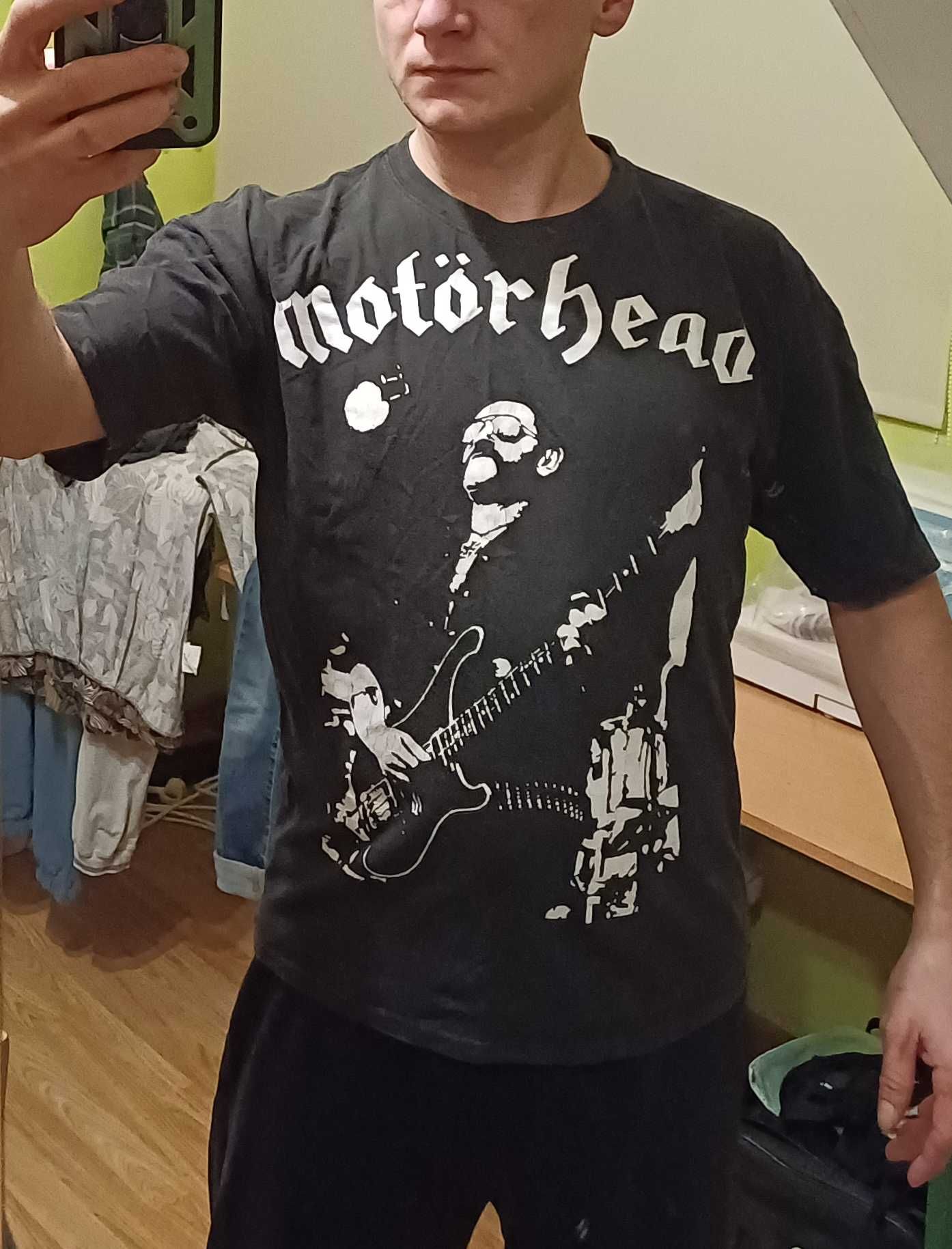 Motorhead, DIY tshirt, unikatowy egzemplarz, M/L. Punk/metal/grind.