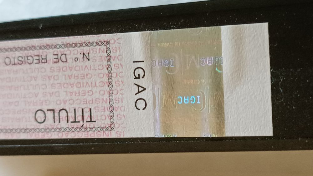 Antiga Cassete VHS oficial do DragonBall Z