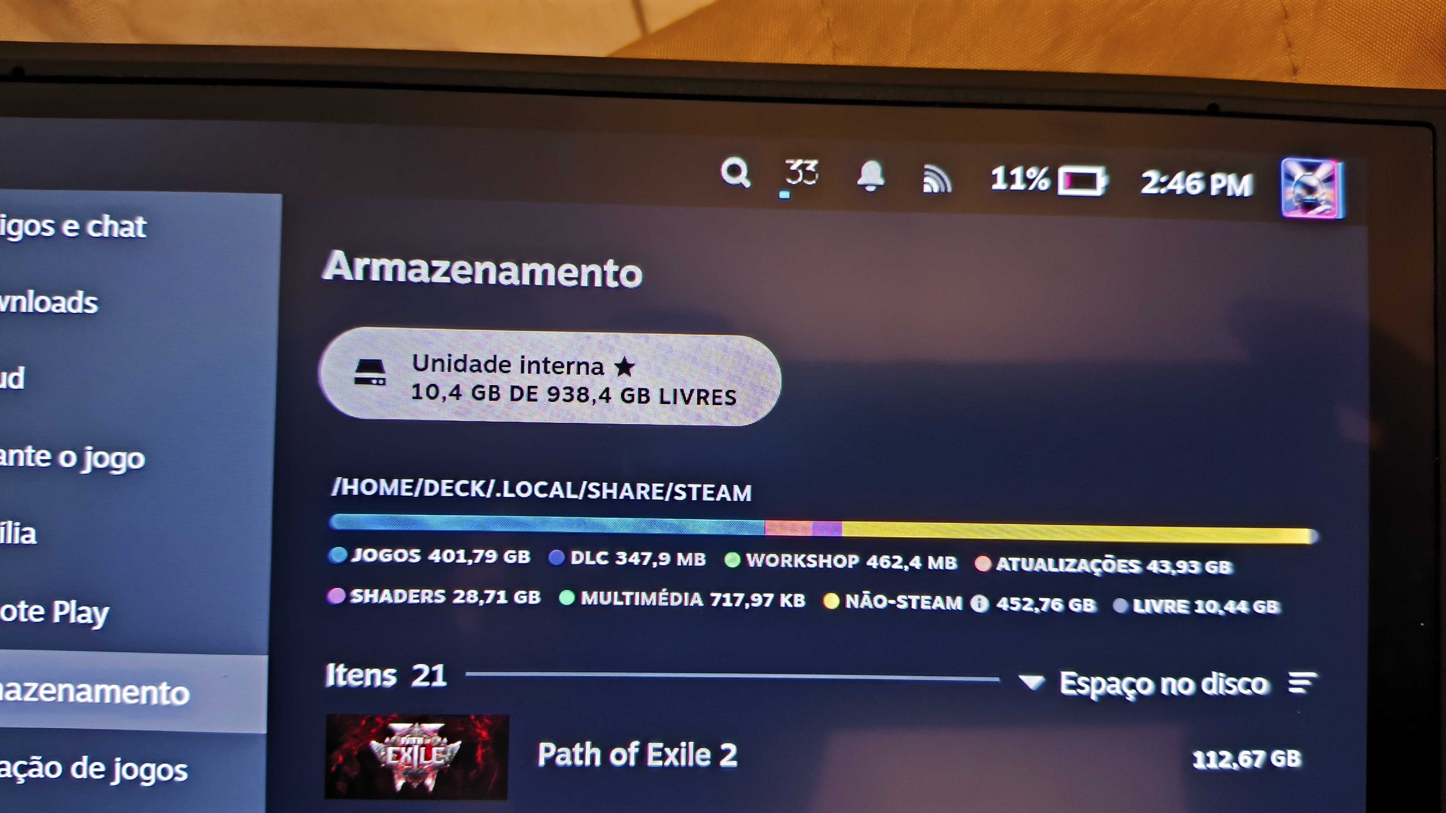 Steamdeck OLED versão 1tb